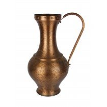 Wrought copper vase