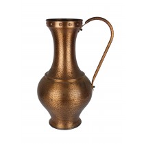 Wrought copper vase