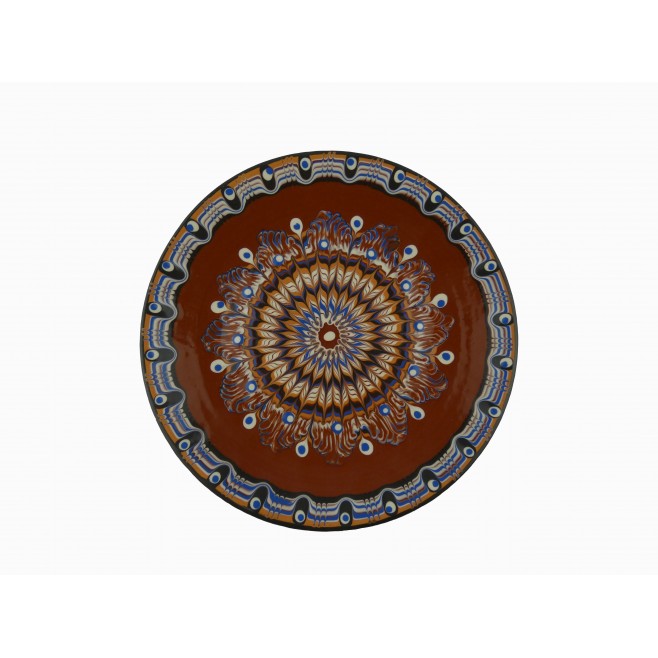Plate for tavern Troyan ceramics 26 cm
