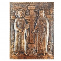 St Constantine and Helena Copper Icon - Big