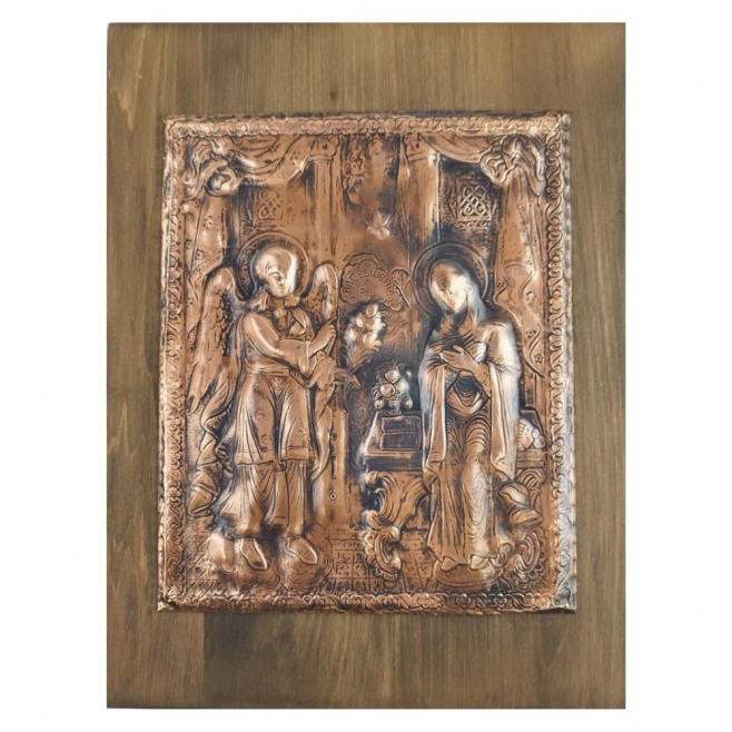 Annunciation Copper Icon – Large