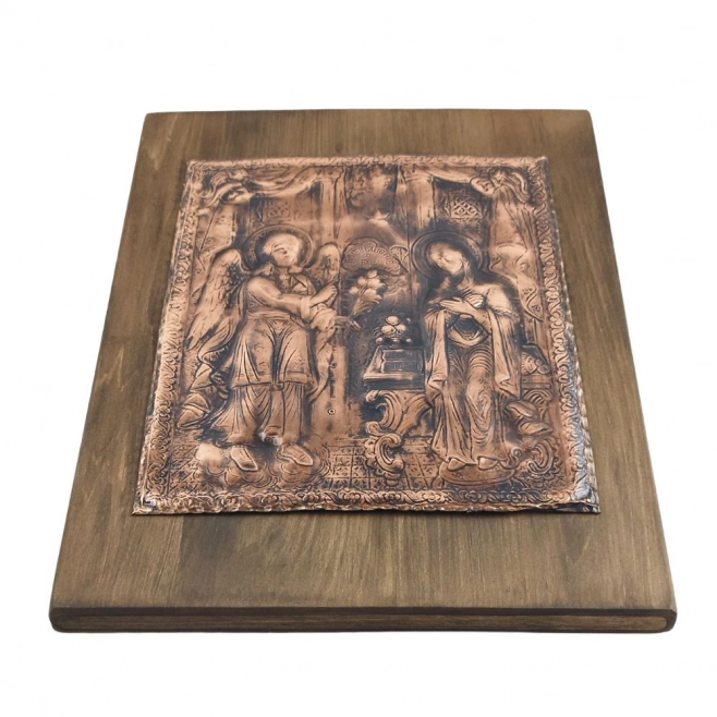 Annunciation Copper Icon – Large