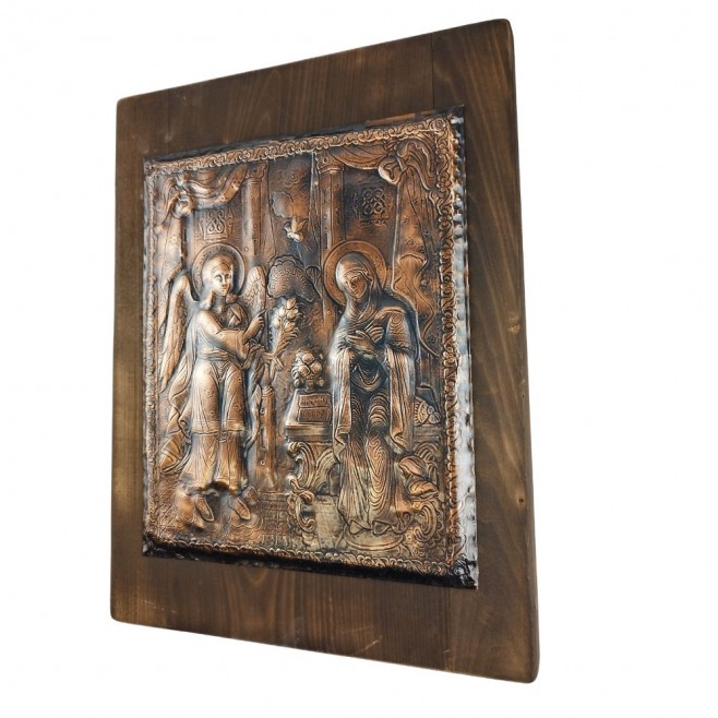 Annunciation Copper Icon – Large