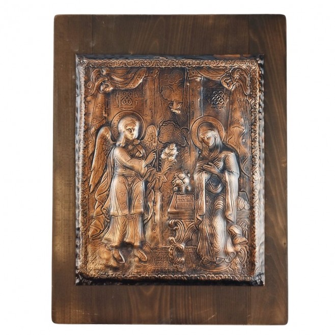 Annunciation Copper Icon – Large