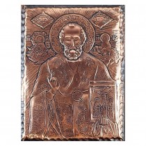 Copper Icon Saint Nicholas