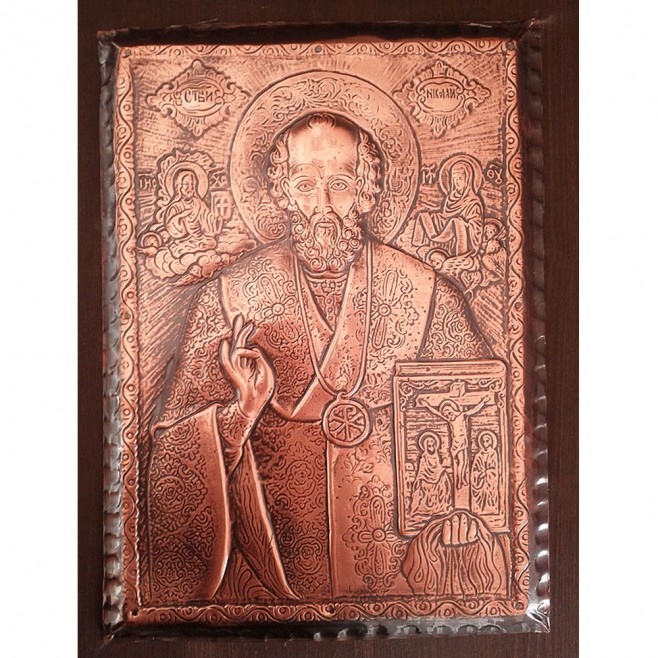 Медна Икона Свети Николай