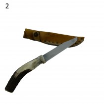 Ловен нож за дране с дръжка от рог