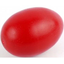 Великденско дървено яйце червено