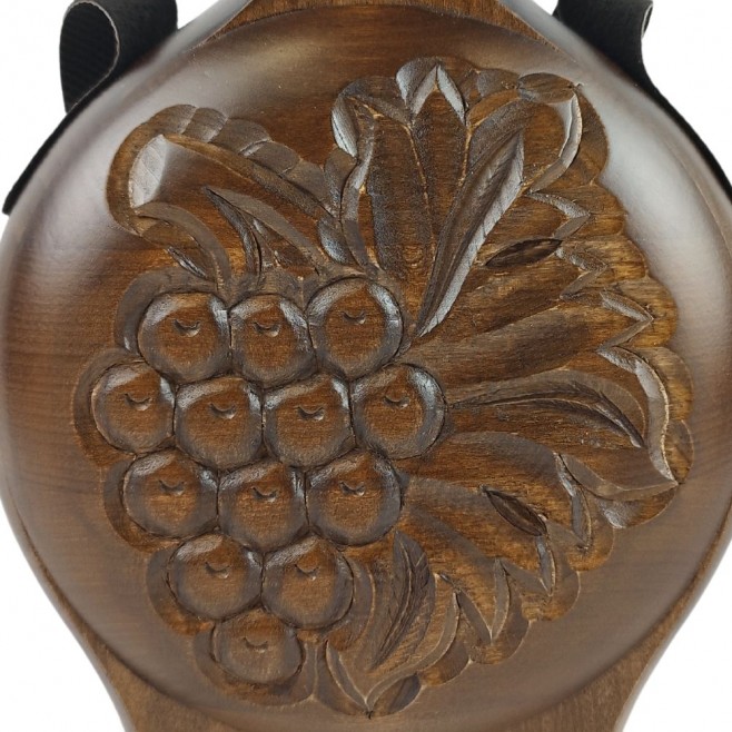 Godmother's vessel (Baklitsa) with woodcarving for rakia