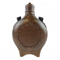 Godmother's vessel (Baklitsa) with woodcarving for rakia