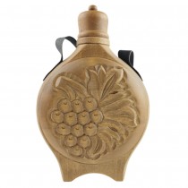 Godmother's vessel (Baklitsa) with woodcarving for rakia
