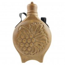 Godmother's vessel (Baklitsa) with woodcarving for rakia