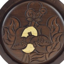 Woodcarved Vessel - Baklitsa, Piper with glass container 500 ml