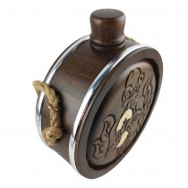 Woodcarved Vessel - Baklitsa, Piper with glass container 500 ml