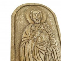 Икона Дърворезба Свети Мина овал