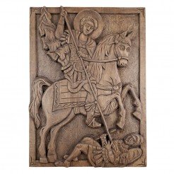 Icon Woodcarving Saint Demetrius