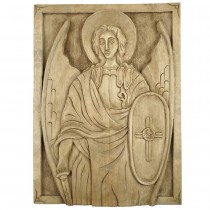 Woodcarving Icon Saint Archangel Michael