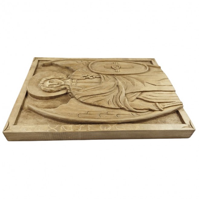 Woodcarving Icon Saint Archangel Michael