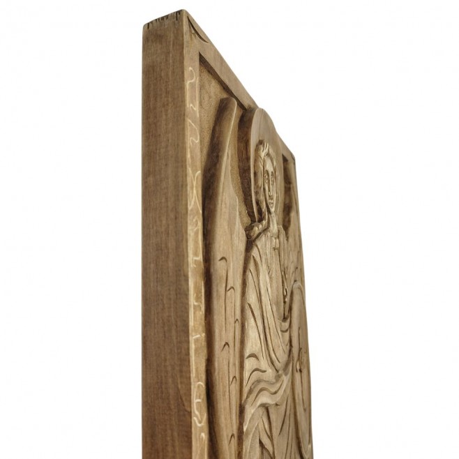 Woodcarving Icon Saint Archangel Michael