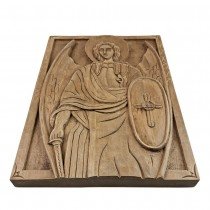 Woodcarving Icon Saint Archangel Michael
