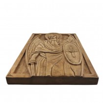 Woodcarving Icon Saint Archangel Michael