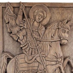 Icon Woodcarving Saint Demetrius