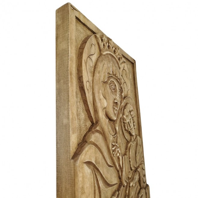 Big Icon Woodcarving Holy Mother of God