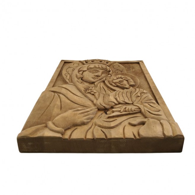 Big Icon Woodcarving Holy Mother of God
