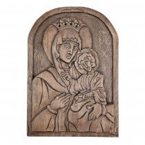 Icon Wood Carving of the Holy Mother of God