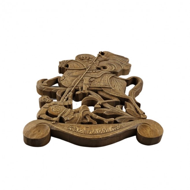 Woodcarving Saint Demetrius