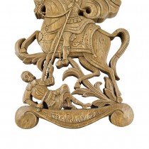 Woodcarving Saint Demetrius