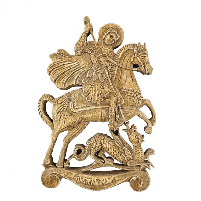 Woodcarving St. George