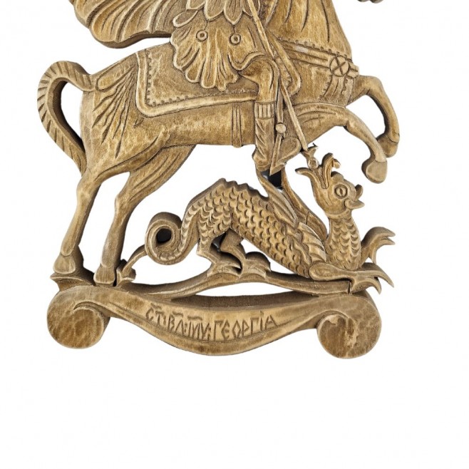 Woodcarving St. George