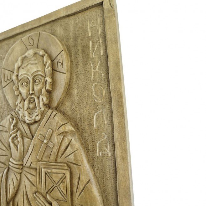 Icon Woodcarving St. Nichola