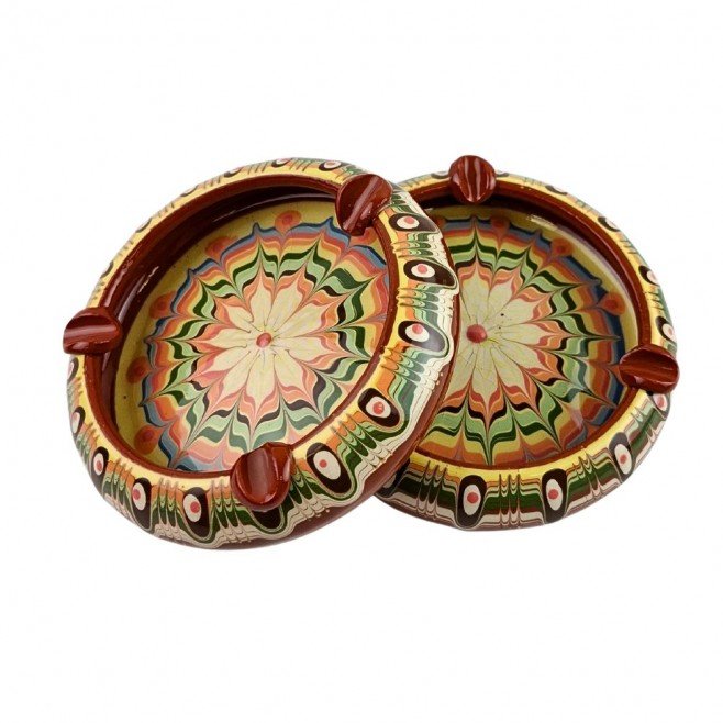 Ashtray for tavern Troyan Pottery