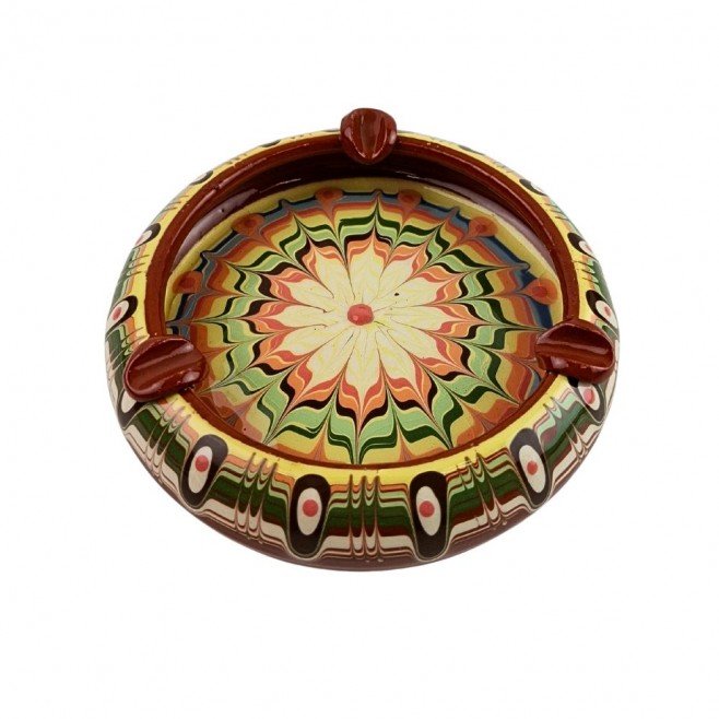 Ashtray for tavern Troyan Pottery