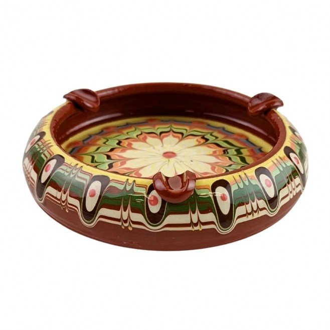 Ashtray for tavern Troyan Pottery