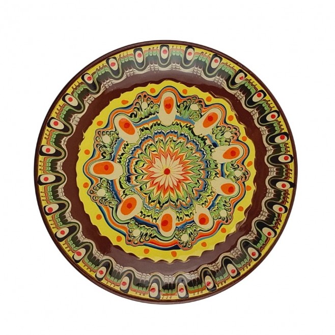 Plate for tavern Troyan ceramics 26 cm