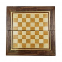 Chess and backgammon set 48 см - natural veneer with unique variations