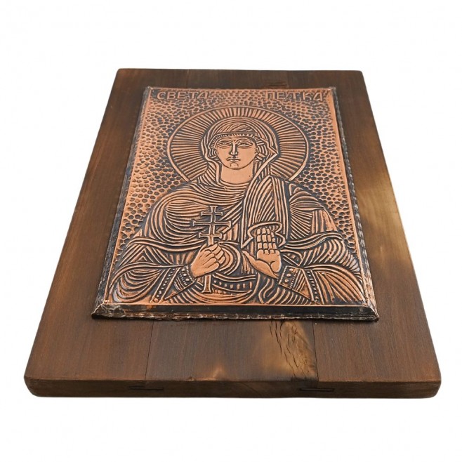 Copper Icon Saint Petka - Large