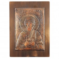 Copper Icon Saint Petka - Large
