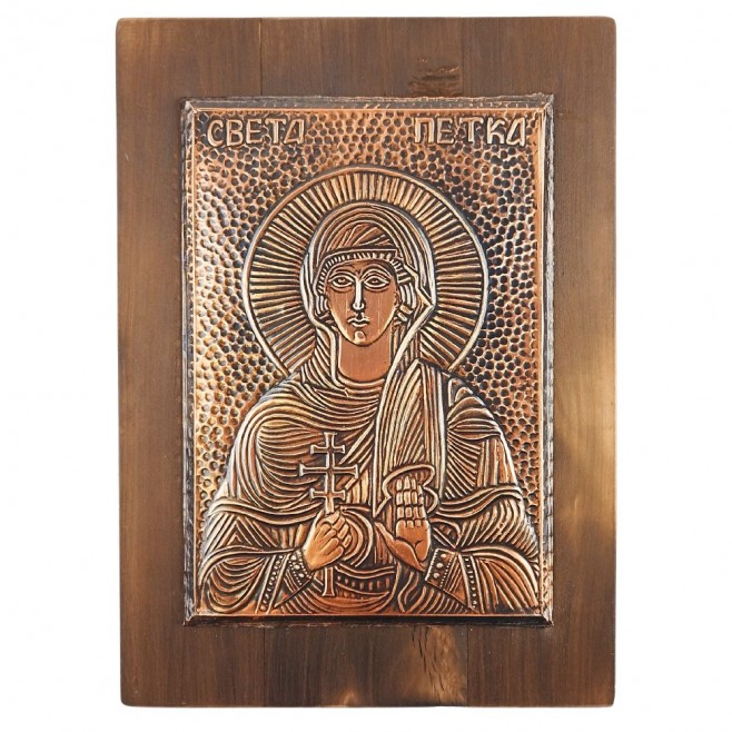 Copper Icon Saint Petka - Large