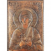 Copper Icon Saint Petka - Large