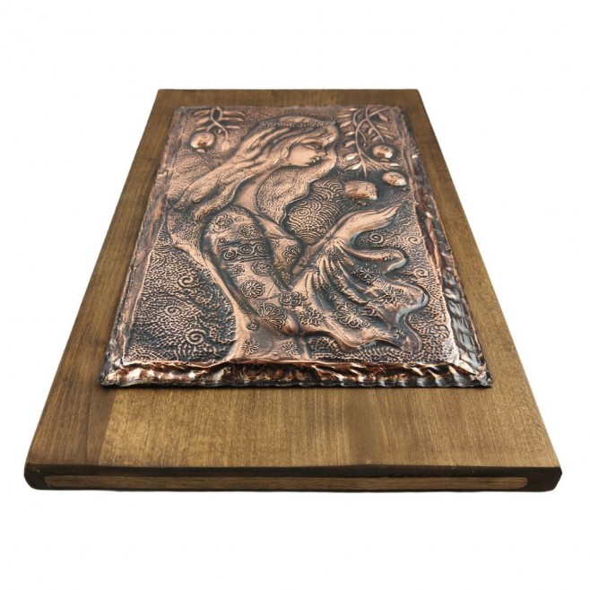 Copper sculpture of the goddess Demeter