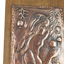 Copper sculpture of the goddess Demeter