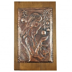 Copper sculpture of the Goddess Demetra