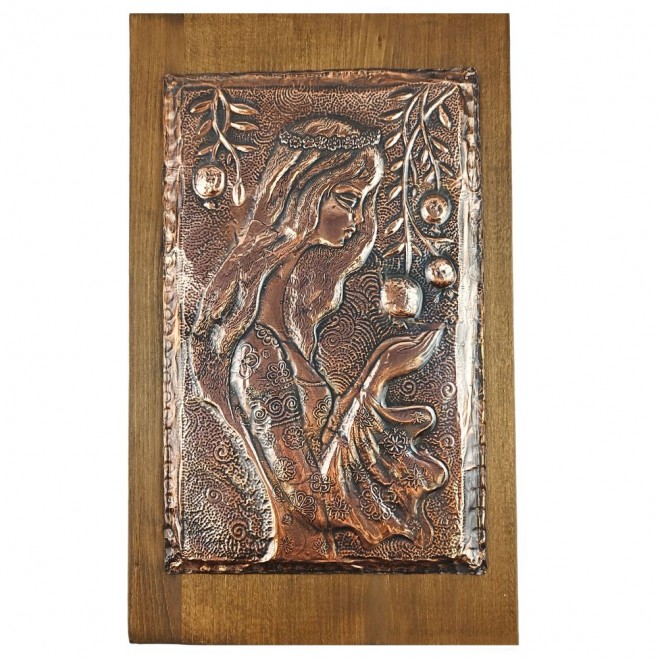 Copper sculpture of the goddess Demeter