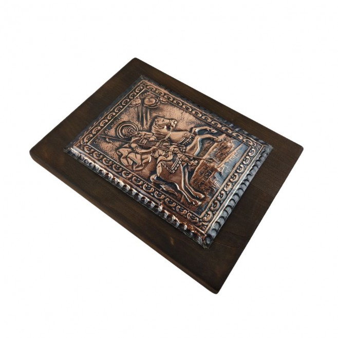 Copper Icon Saint Mina
