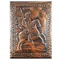 Copper Icon Saint Mina