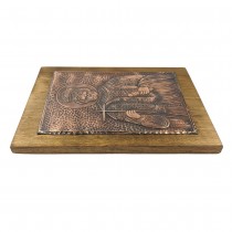 Copper Icon Saint King Boris Michael